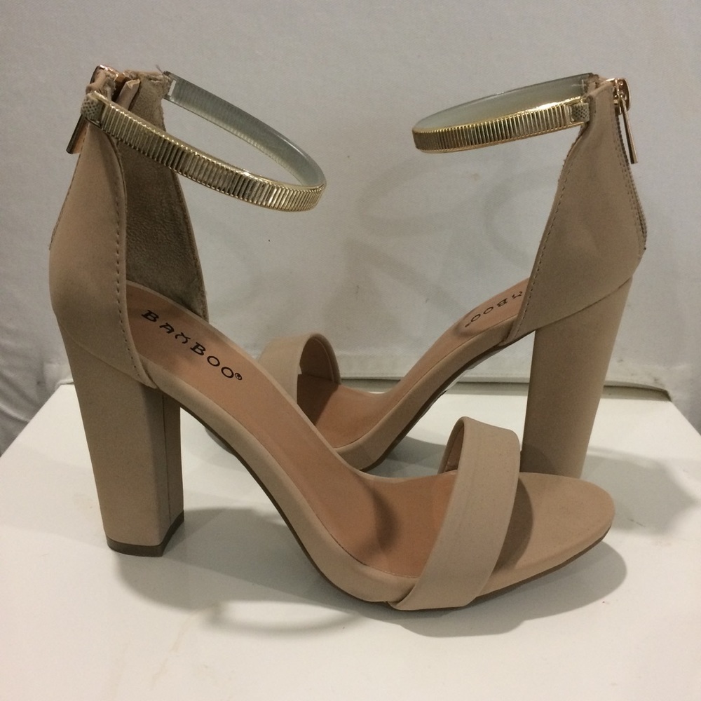 High heels (sandals).