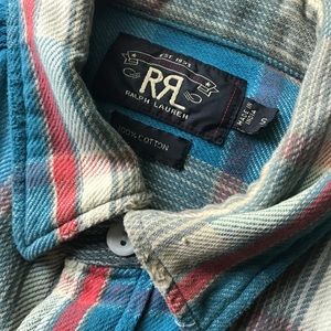RRL Plaid Flannel Workshirt