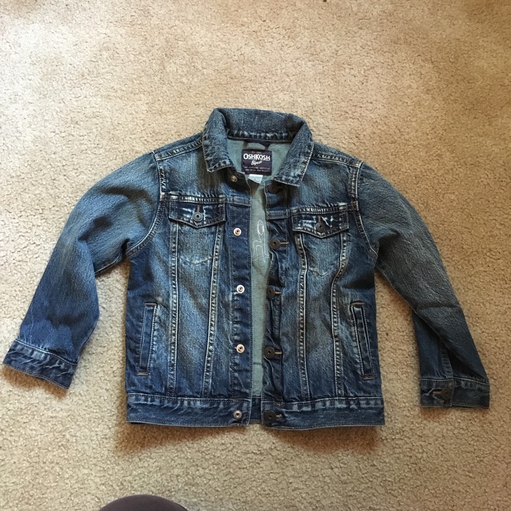 Boys size 6 OshKosh denim jacket