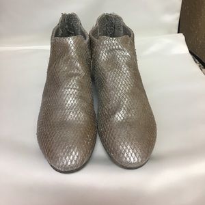 Authentic Free People Metallic Ankle Boots