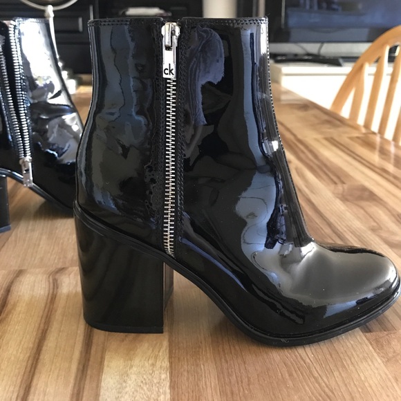 patend leather boots - Picture 2 of 5