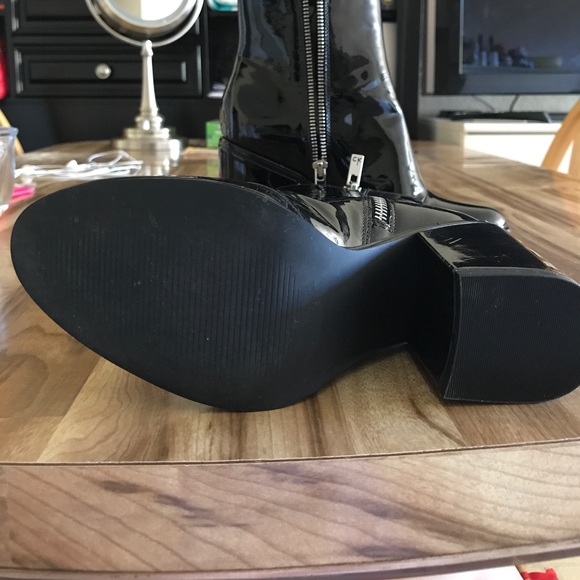 patend leather boots - Picture 3 of 5