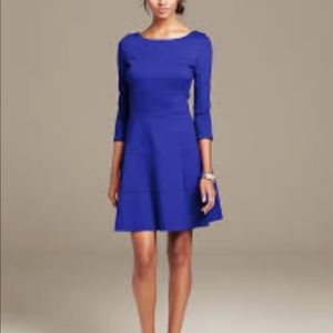 Banana republic fit and flare dress