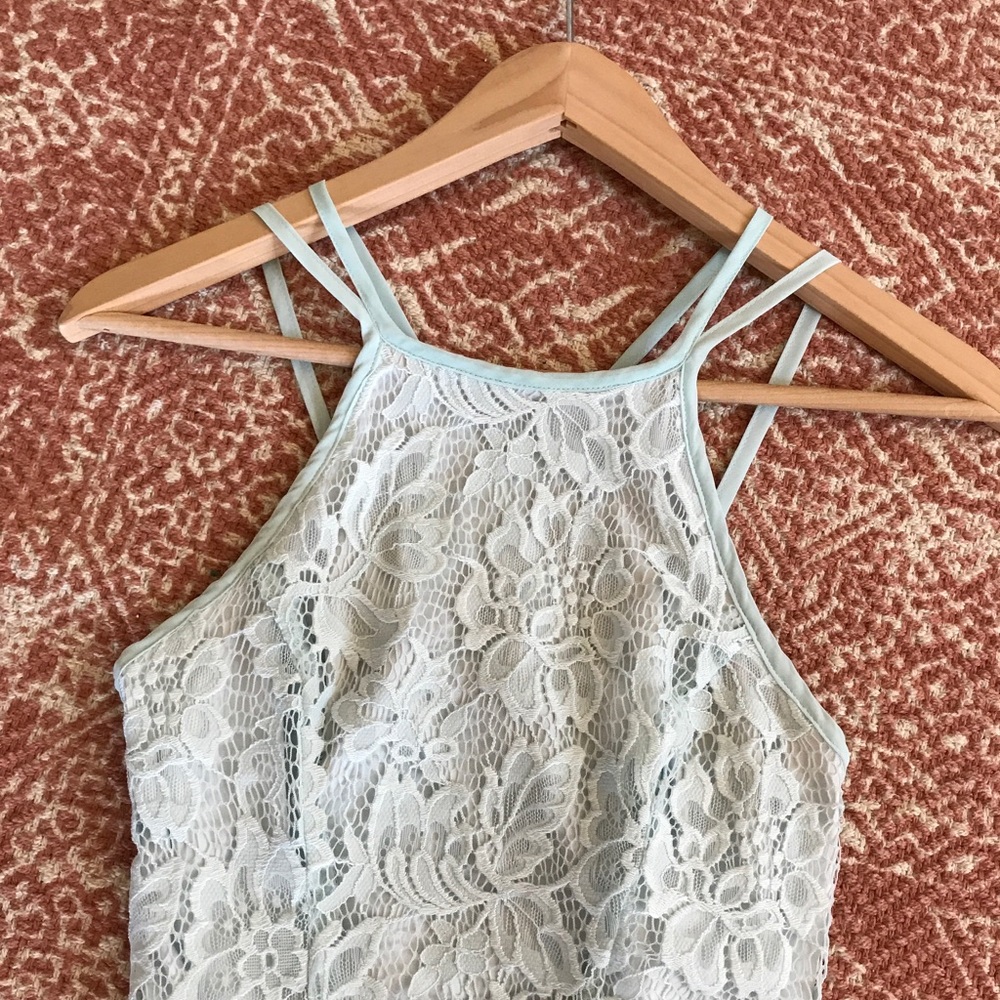 UNWORN🌙Speechless🌙 Seafoam Crop top