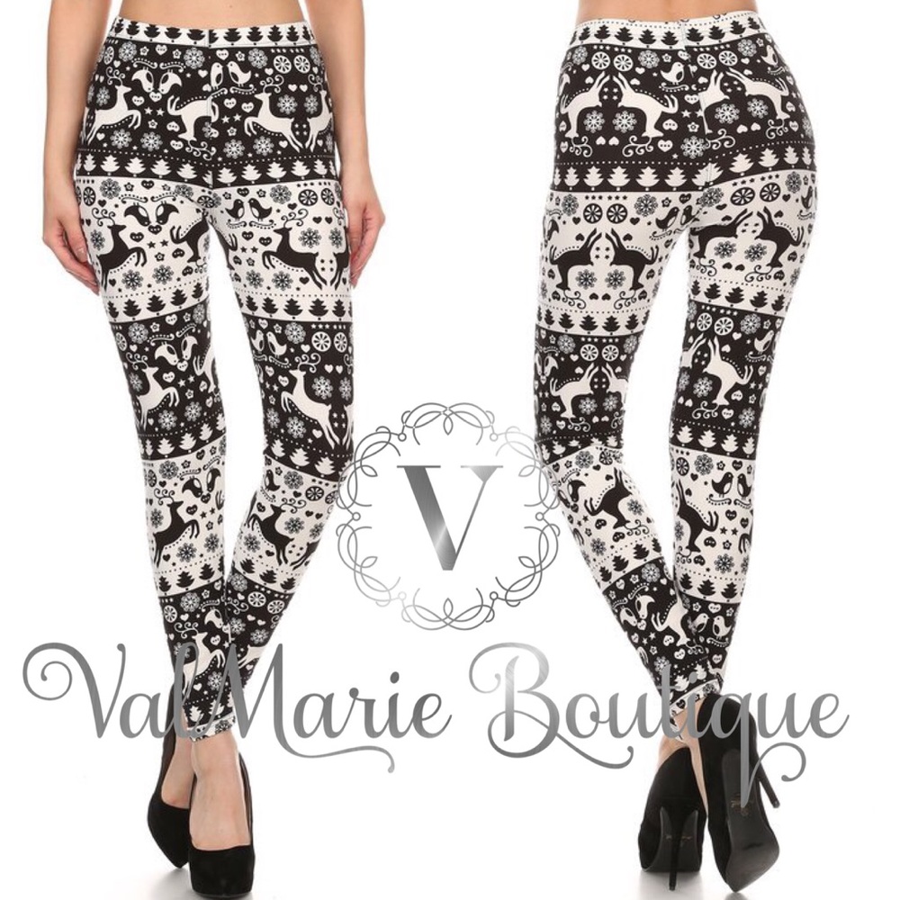 📍LAST 1- MEGA SOFT Holiday Brushed Knit Legging - Picture 2 of 2