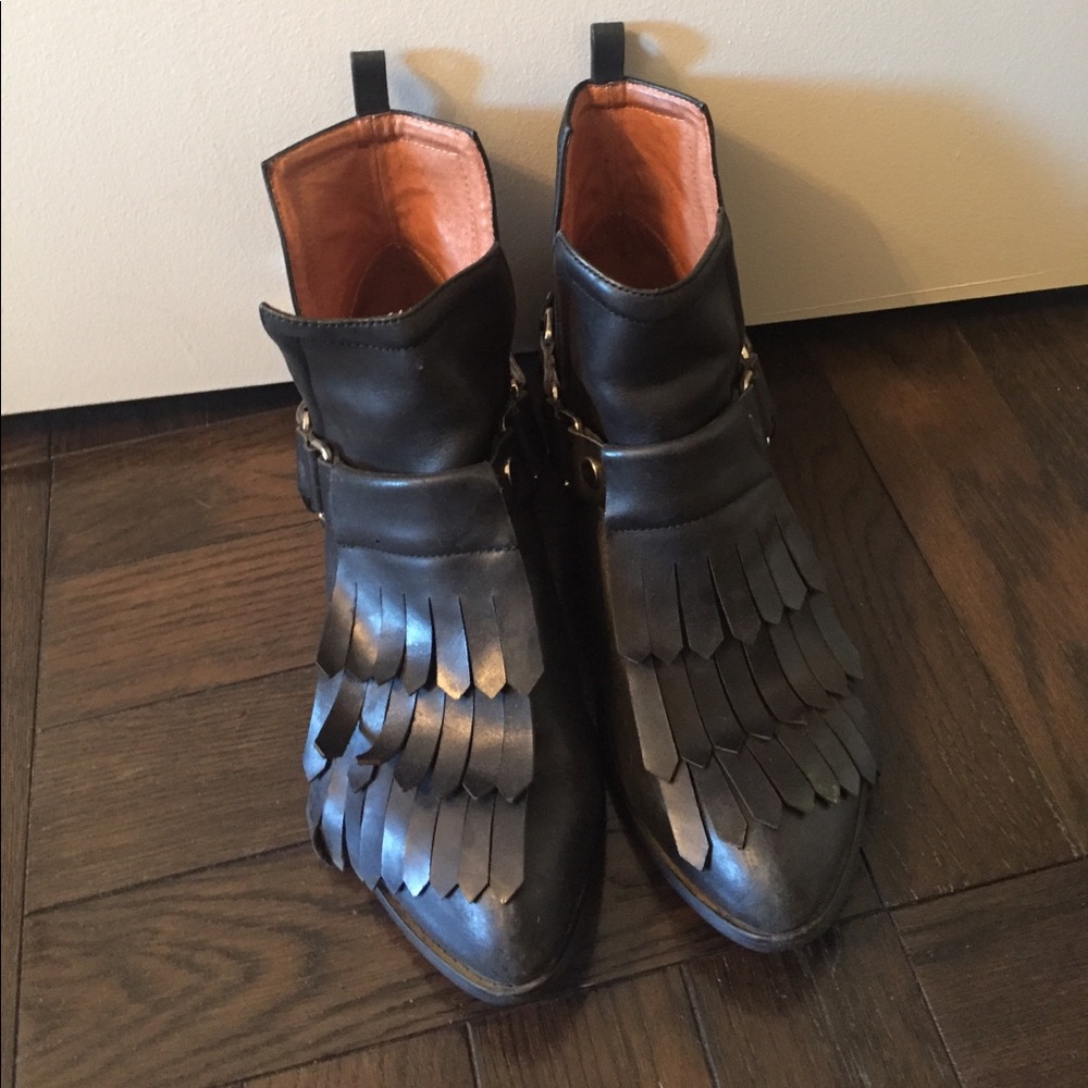 Jeffrey Campbell Black Booties Size 9