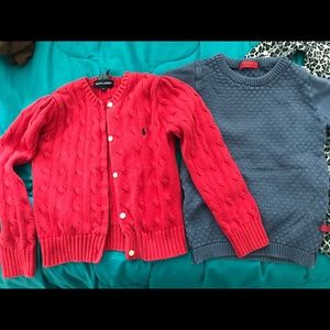 Girls dress, sweater Lot