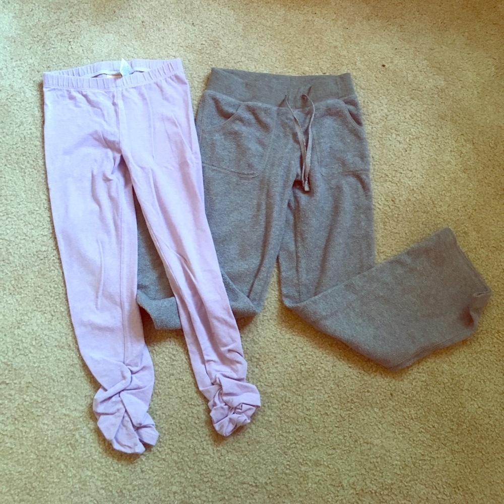 Two pairs of girls pants size 7/8