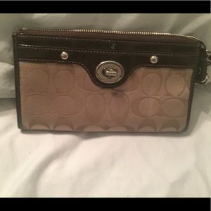 Medium/ large Brown Coach wallet