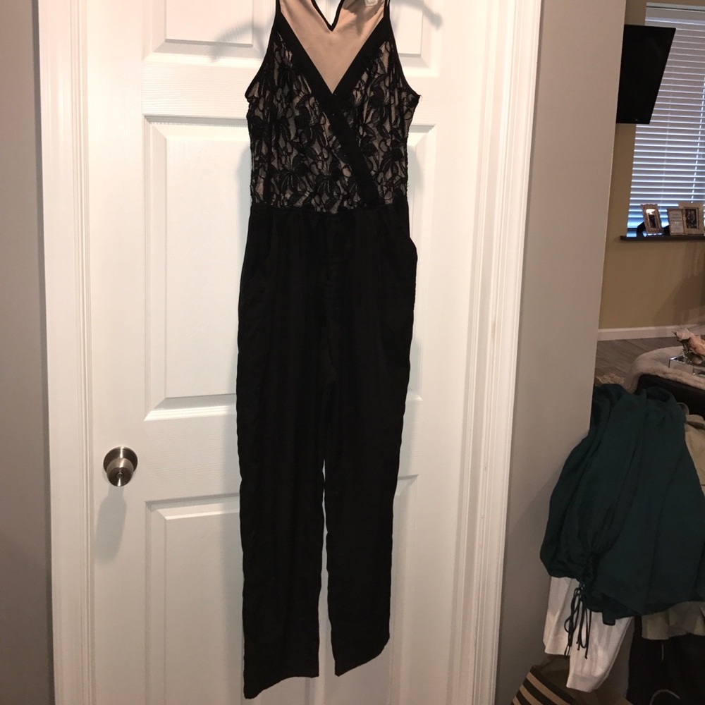 Jumpsuit black lace
