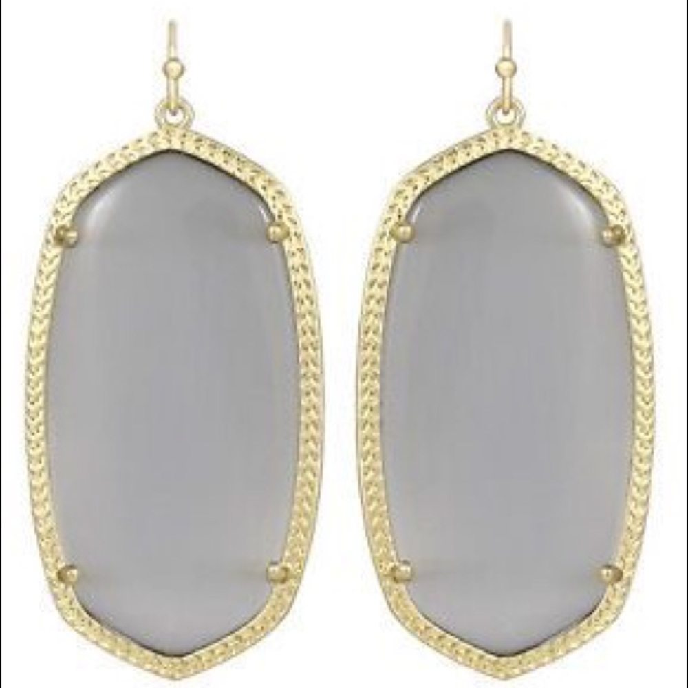 Gray & Gold Danielle Kendra Scott Earring