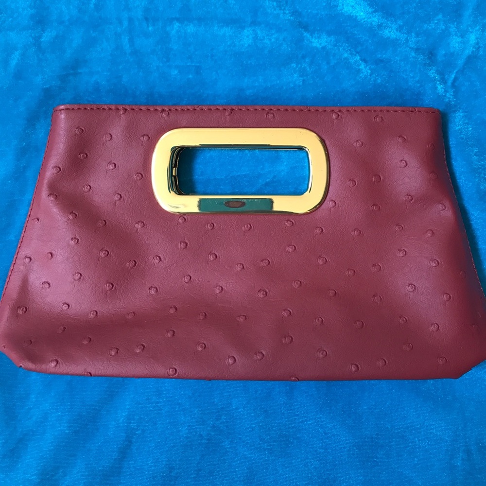 Clarins Red Gold Bag
