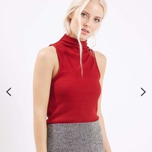 Topshop ribbed top