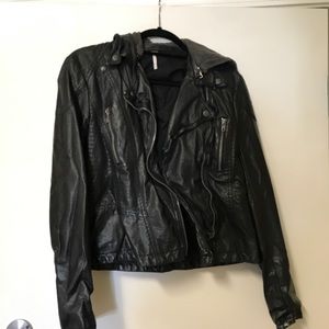 Free People Leather Jacket