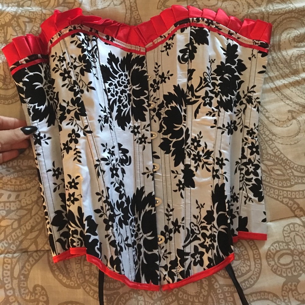 Sexy corset lingerie top & panty 🔥