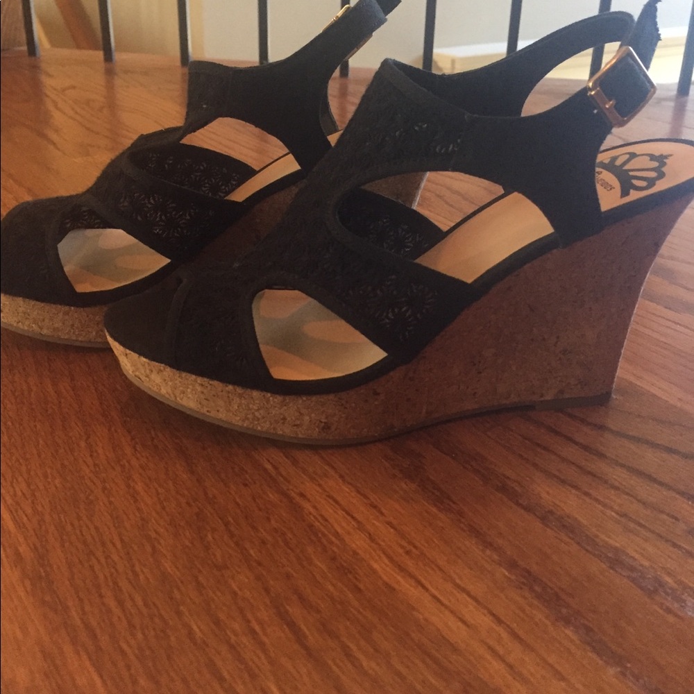 Wedges by Fergie. Only worn once. Size 9