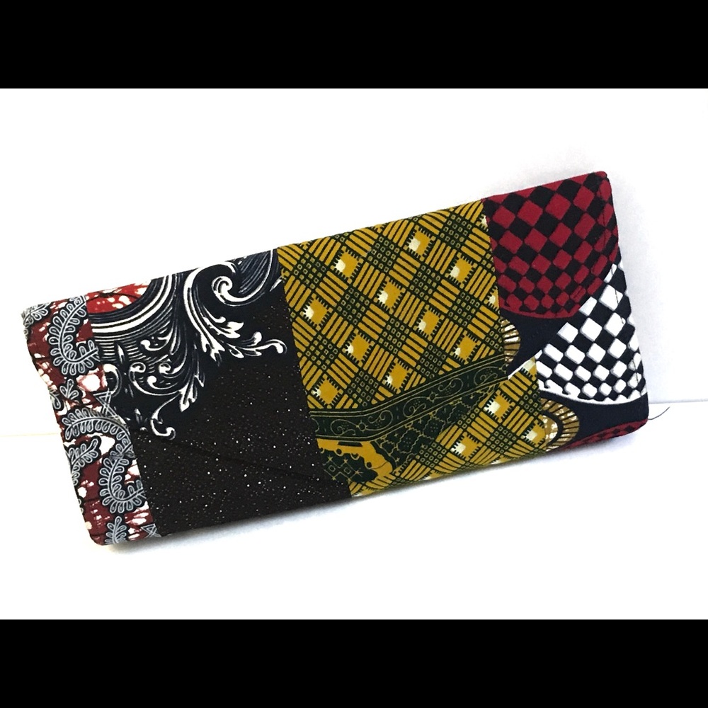 African Print Clutch