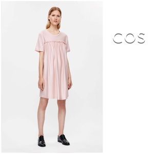 EUC Ruffled Yoke T-Shirt Dress with Pockets