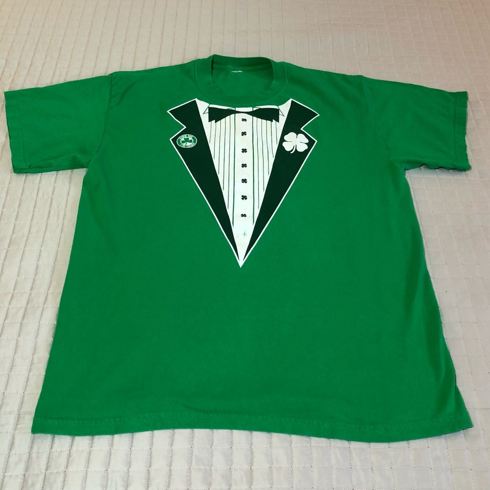 Kiss me Iām Irish tuxedo tee āļø - Picture 2 of 4