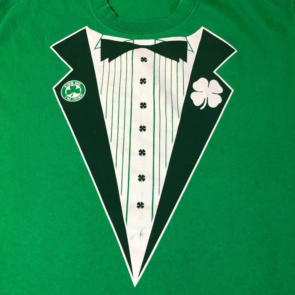 Kiss me Iām Irish tuxedo tee āļø - Picture 1 of 4