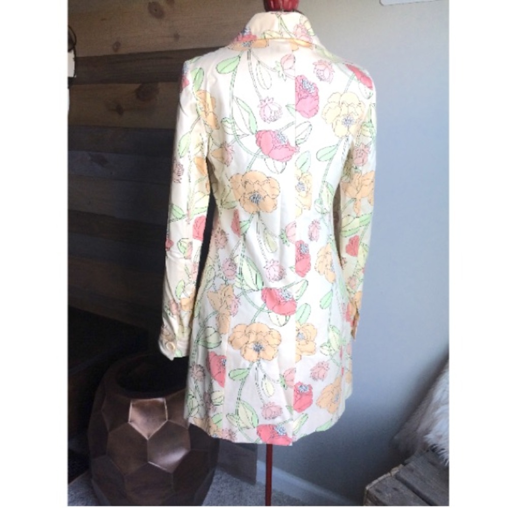 🦋SALE Ann Taylor Loft floral trench coat -  XS