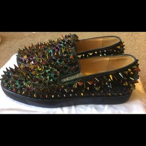 Christian louboutin roller boat multi color