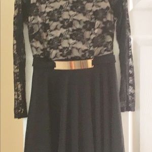 Women's black dinner dress