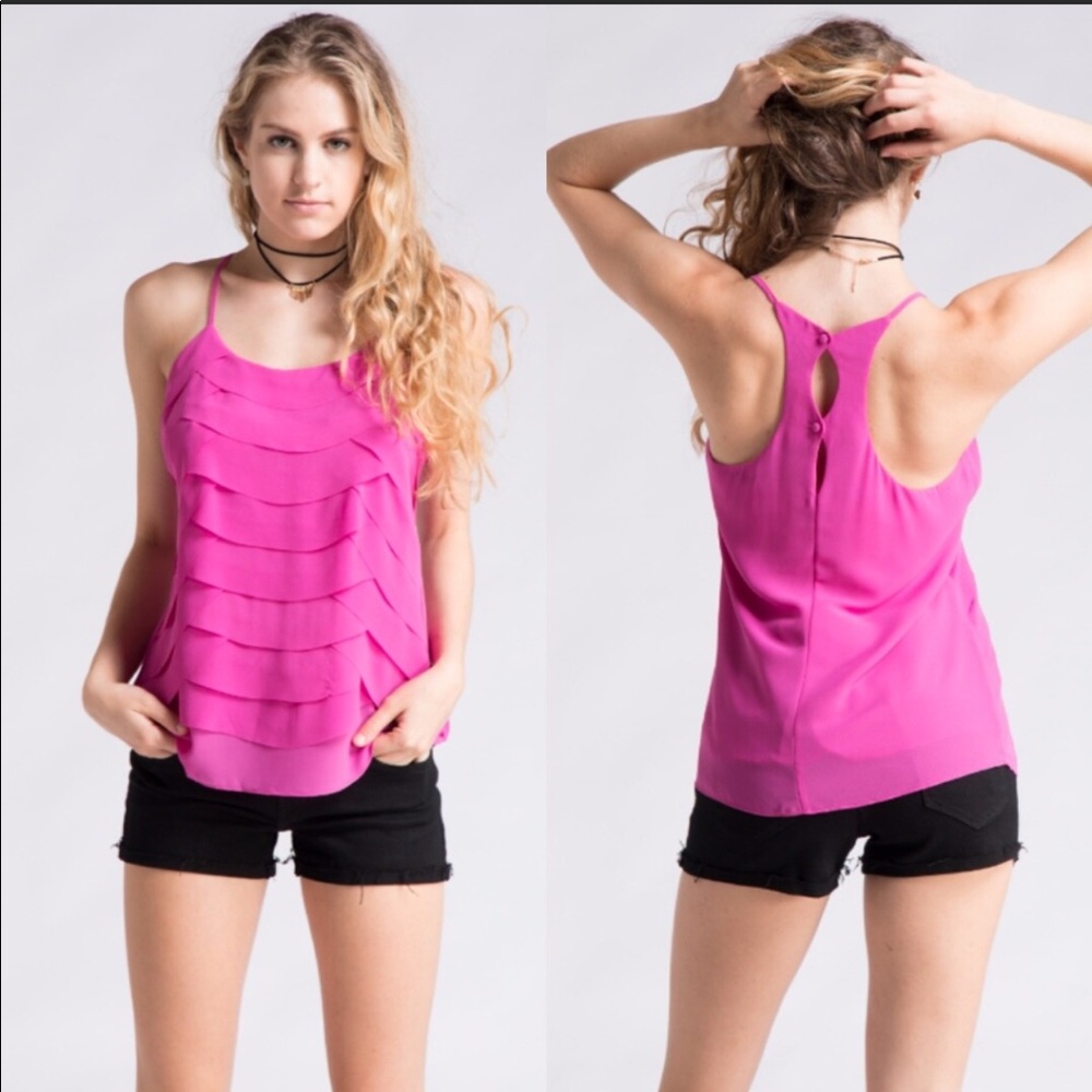 JUST IN ! Gorgeous Scalloped Ruffle Front Blouse
