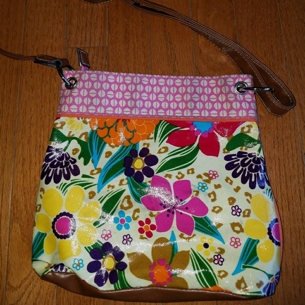 Crossbody floral purse
