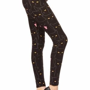 Black Cat Leggings