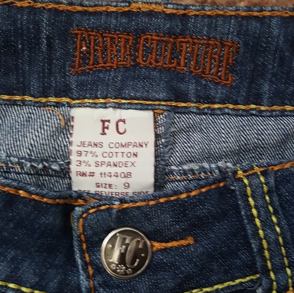 Sequins Boot Jeans  Size 9 - Picture 5 of 8