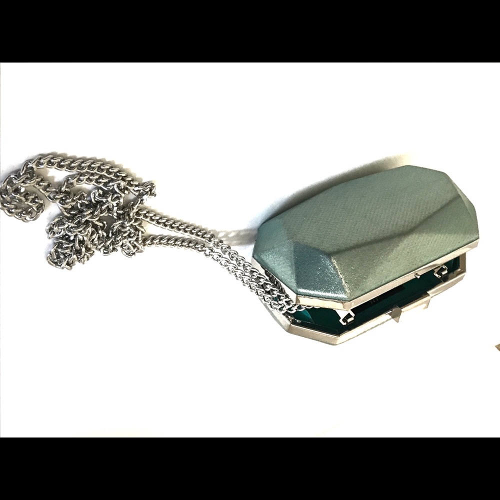 Aqua metallic clutch