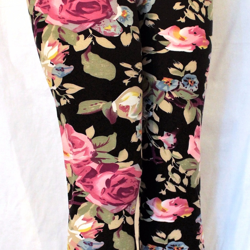 Floral Rose Leggings