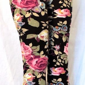 Floral Rose Leggings