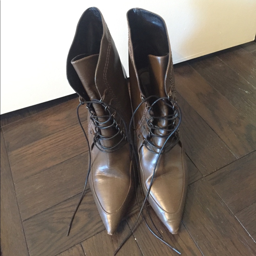 Derek Lam Two Toned Wedge Bootie Size 9