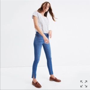 Madewell 9” High Rise Skinny Jeans in Bonita Wash