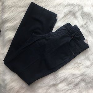 Ermenegildo Zegna Men's Navy Blue Cotton Pants