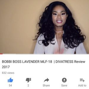 💸FS💸 GORGEOUS Bobbi Boss Lavender Wig