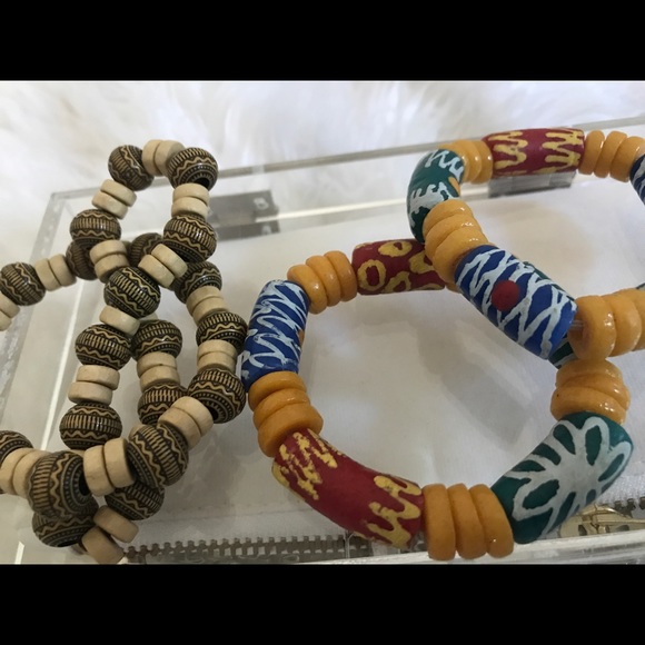African bracelet set - Picture 2 of 2