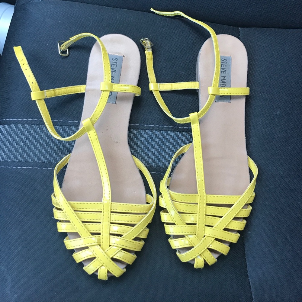 Steve Madden Yellow Sandals