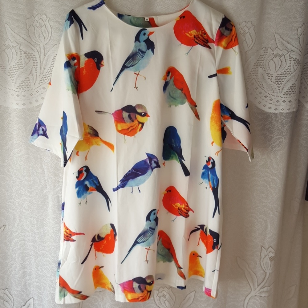 Bird mini dress