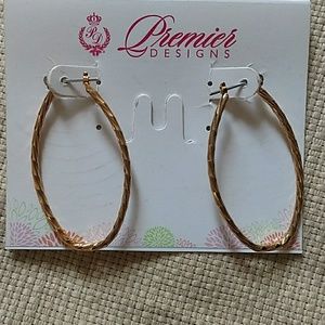 Gold Hotcake earrings ( retired pd Jewelry)