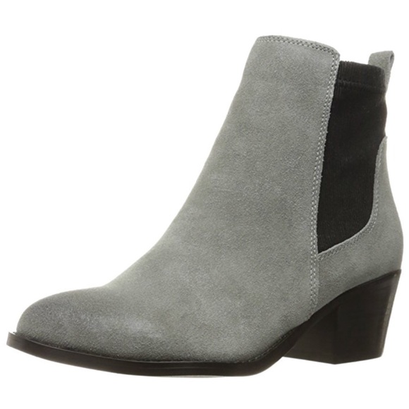 Ash Grey Chelsea Burnish Toe Distressed Ankle Boot - Picture 3 of 6