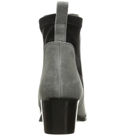 Ash Grey Chelsea Burnish Toe Distressed Ankle Boot - Picture 5 of 6