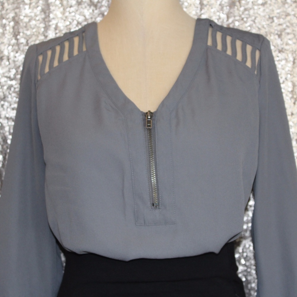 Gray Blouse