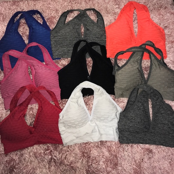 🇧🇷 Brazilian Honeycomb Top Sports Bra Bebe - Picture 5 of 8