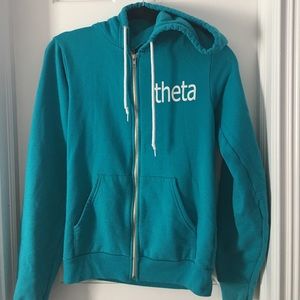 Kappa Alpha Theta Zip Up Sweatshirt