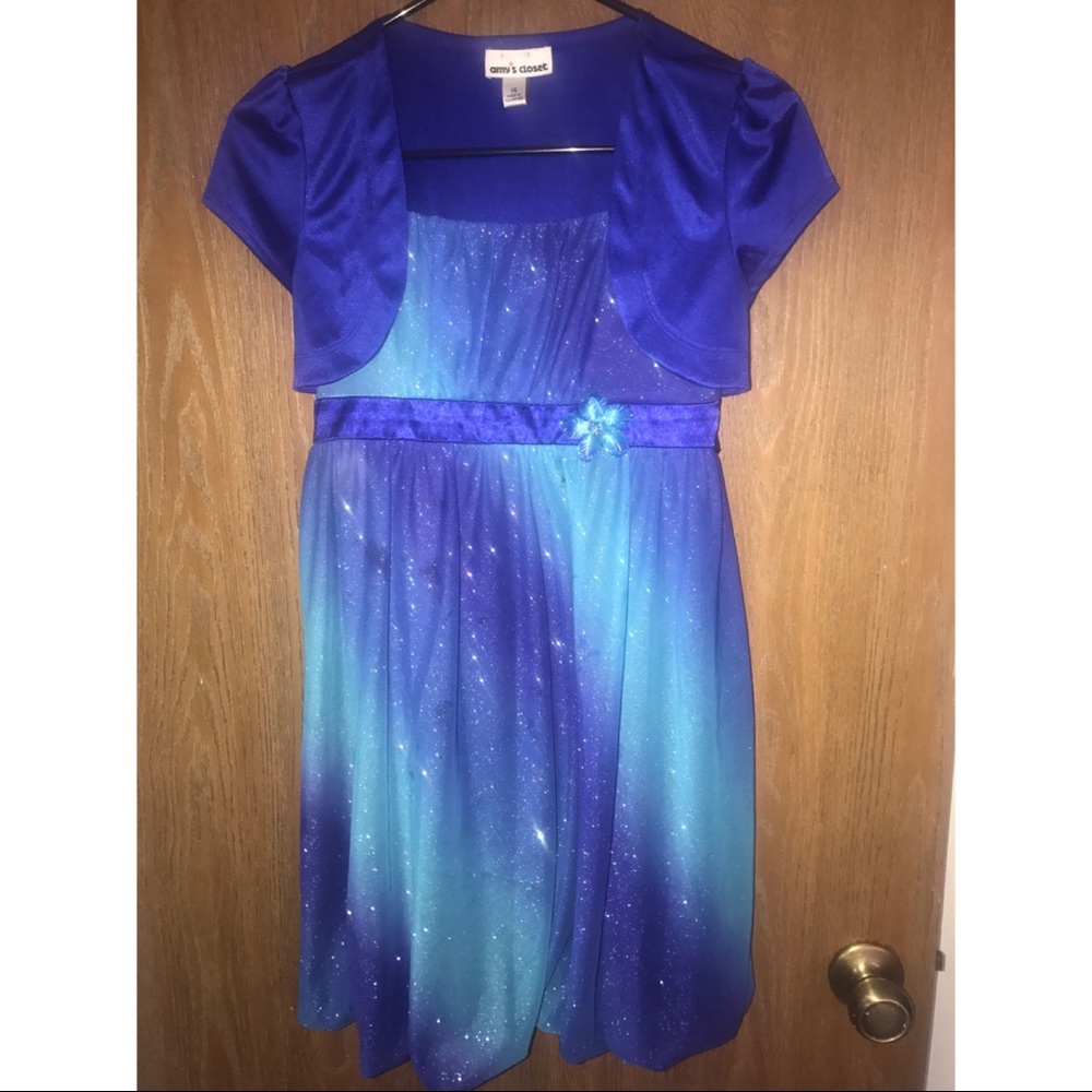 Blue kids dress