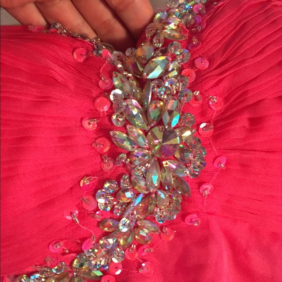 Alyce Paris Hot Pink Formal/Prom dress - Picture 3 of 7