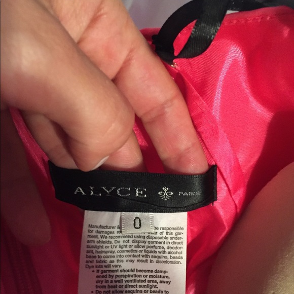 Alyce Paris Hot Pink Formal/Prom dress - Picture 4 of 7